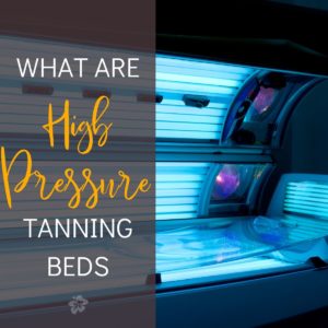 photo of a high pressure tanning bed