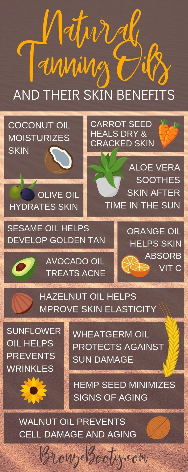 12 Natural Tanning Oils and a DIY Tanning Oil Recipe